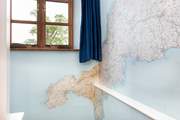 There's a terrific oversized map in the stairwell.