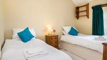 Bedroom 4 also has twin beds.