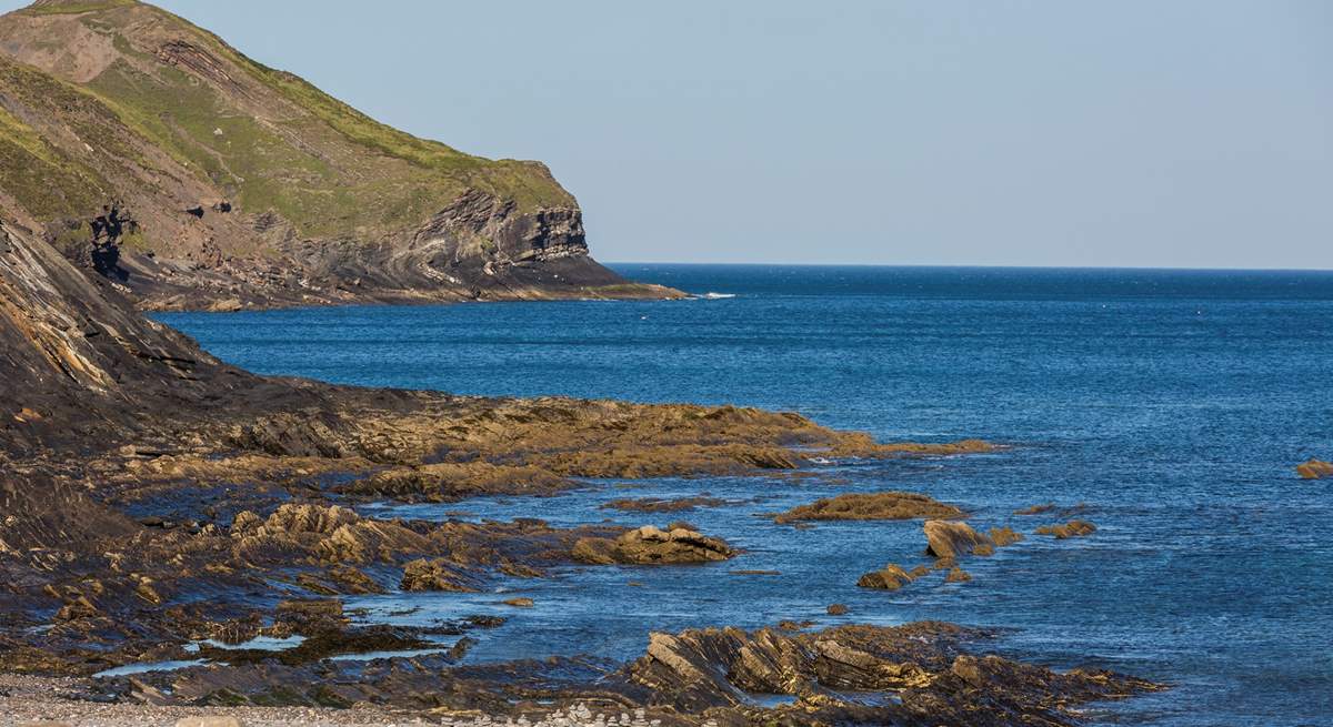 The lovely beach at Crackington Haven is a short journey away.