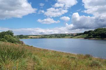 Bumble Bee Barn is close to Exmoor National Park. This is Wimbleball Lake - with wonderful walks, sailing and a lovely tea shop.