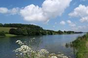 Head up into the Quantock Hills across the Vale of Taunton. This is Headford Reservoir. There is a parking/viewing point where you can take in the beautiful view.