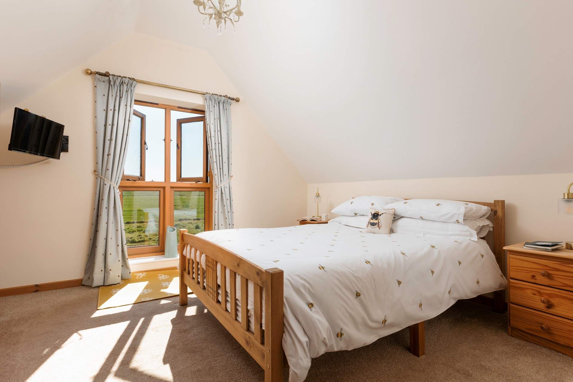 Let that fresh countryside air in through the windows.