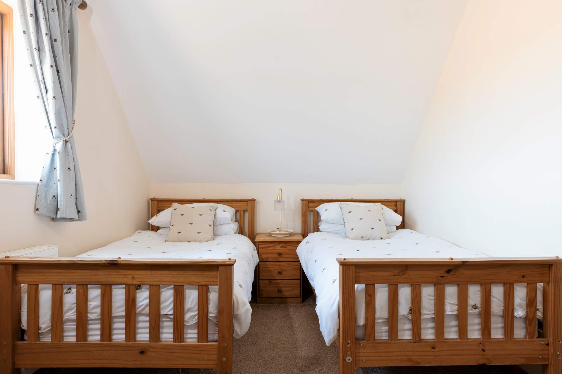 The twin bedroom offers great flexibility.