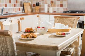 Relax over a late breakfast.