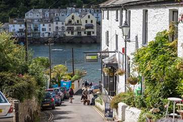 Catch the ferry from Fowey to Polruan.