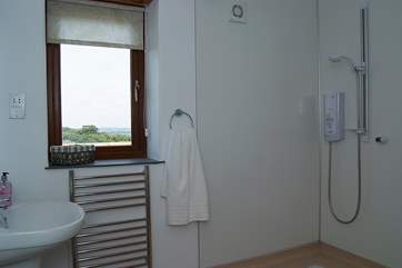 Even the bathroom has a lovely view!