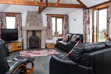 The cosy living-room.
