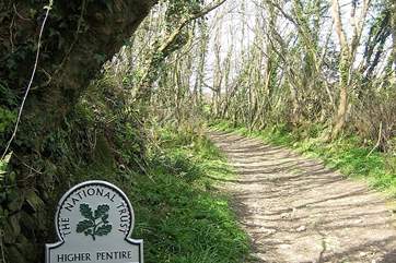 Smugglers Cottage is on the edge of the National Trust's beautiful Penrose Estate.