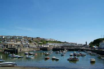 Porthleven's picturesque harbour.