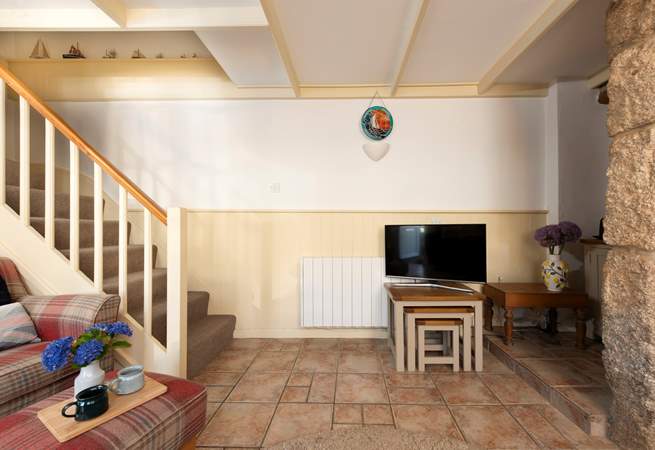 Beautiful beams in the sitting room.
