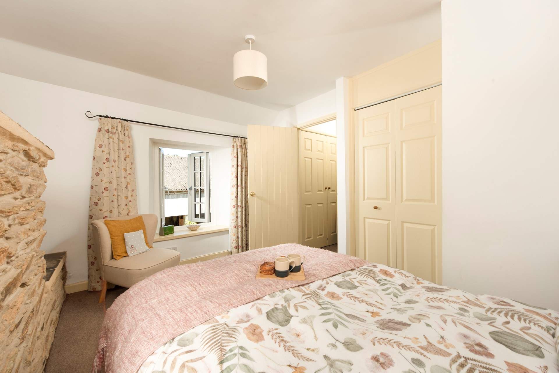 The lovely bedroom perfect for two.