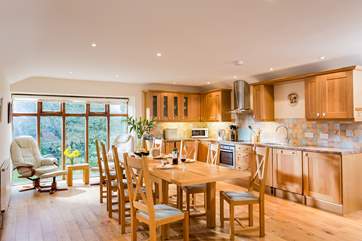 The gorgeous dining-area.
