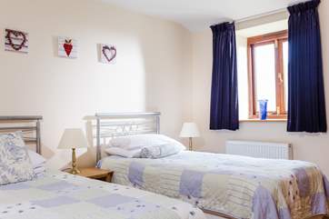 The twin bedroom.