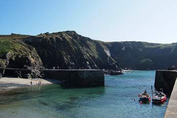 This is still a working harbour, with fishing boats coming and going with the tides.