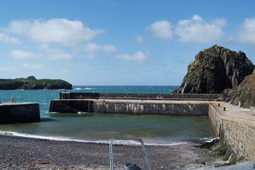 Sit a while and watch the goings on around the harbour!