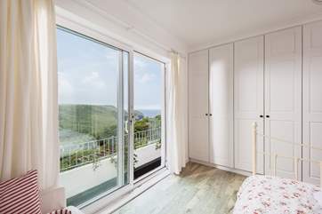 What a view from the master bedroom.
