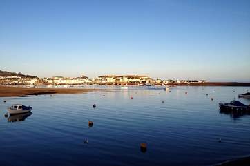 Still water on a winter's day.