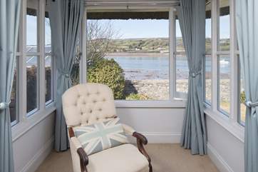 The view from the master bedroom (Bedroom 1).