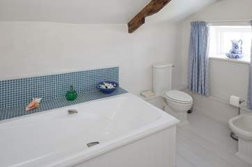 The first floor bathroom.