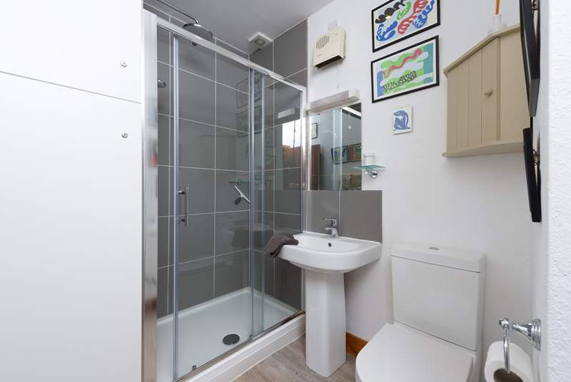 This is the new en suite shower-room.