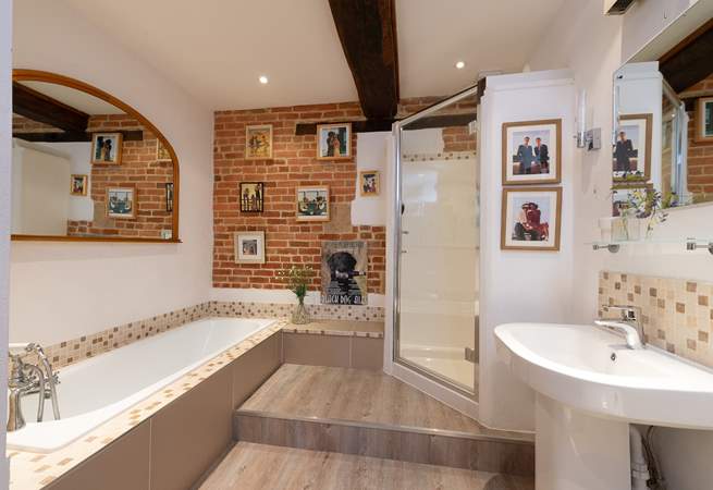There is a wonderful family bathroom too, with a deep bath and a separate shower cubicle.