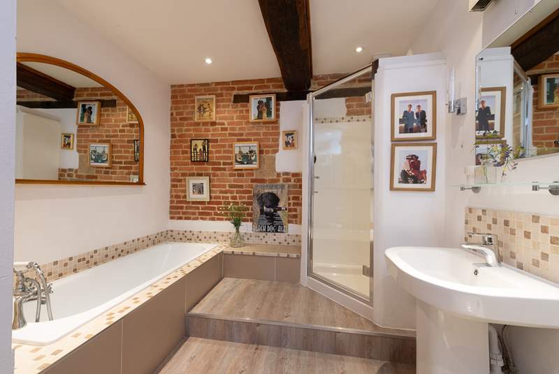 There is a wonderful family bathroom too, with a deep bath and a separate shower cubicle.