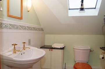 The upstairs shower-room.