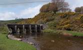 The very pretty bridge at Landacre on Exmoor.  Always a favourite spot for picnicking and for spotting Exmoor ponies. - Thumbnail Image