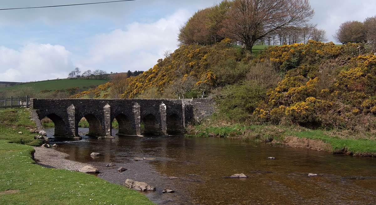 The very pretty bridge at Landacre on Exmoor.  Always a favourite spot for picnicking and for spotting Exmoor ponies.