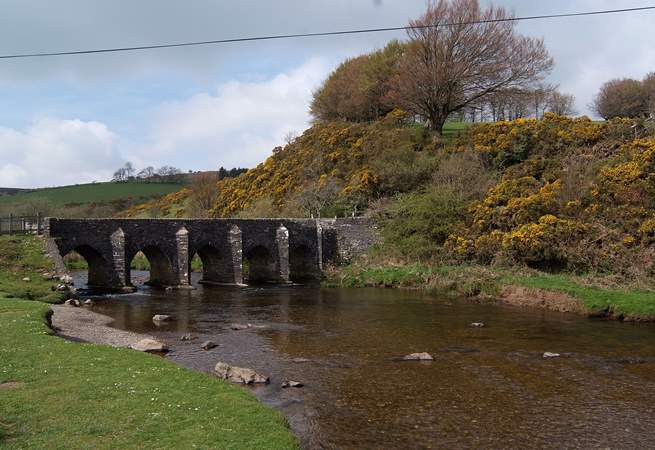 The very pretty bridge at Landacre on Exmoor.  Always a favourite spot for picnicking and for spotting Exmoor ponies.