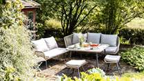 With a choice of sitting areas in the garden you get to enjoy it at all times of the day