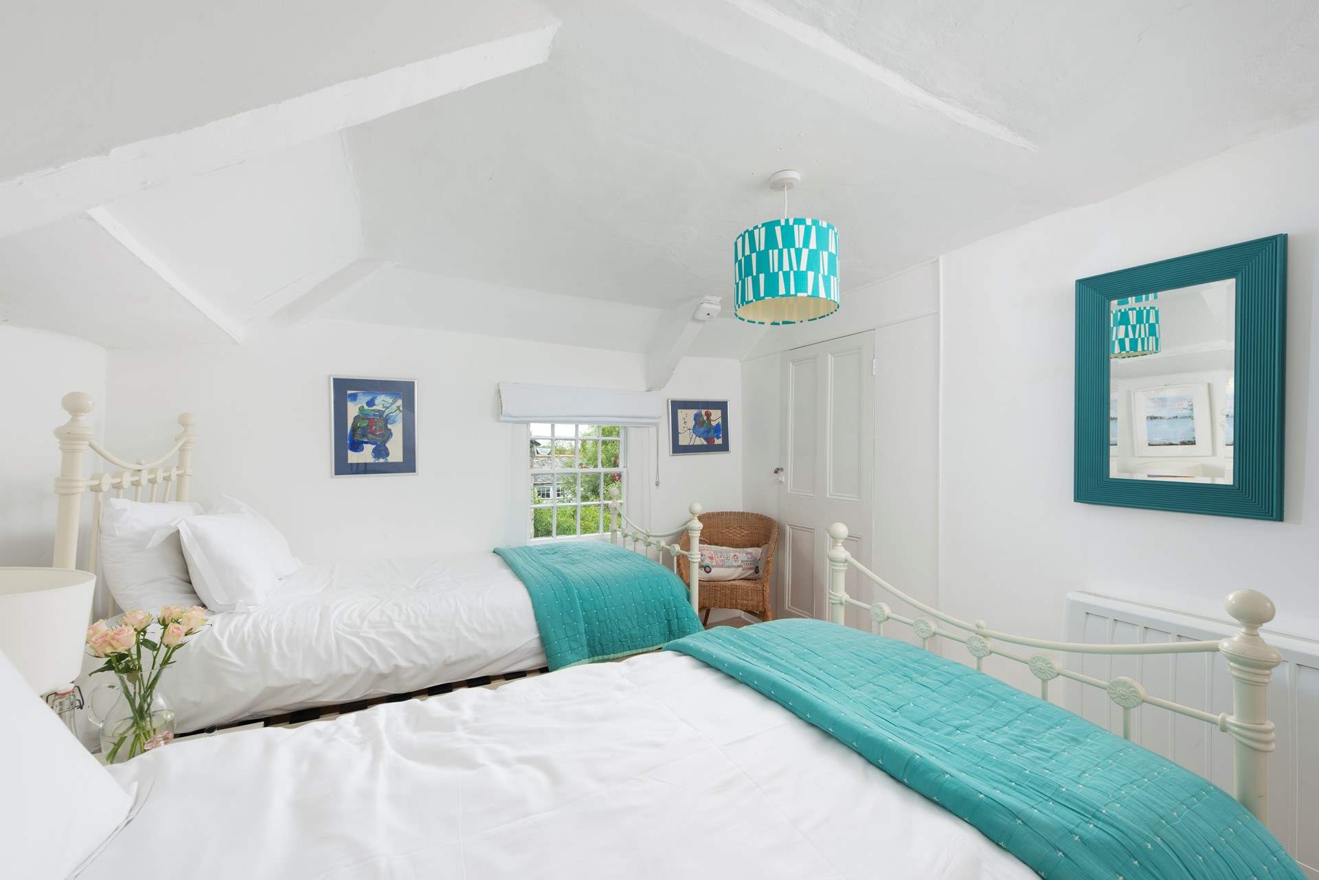Welcome to bedroom 2 with 3' twin beds, suitable for both children or adults. 
