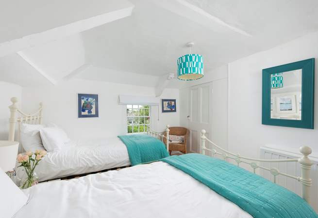 Welcome to bedroom 2 with 3' twin beds, suitable for both children or adults. 