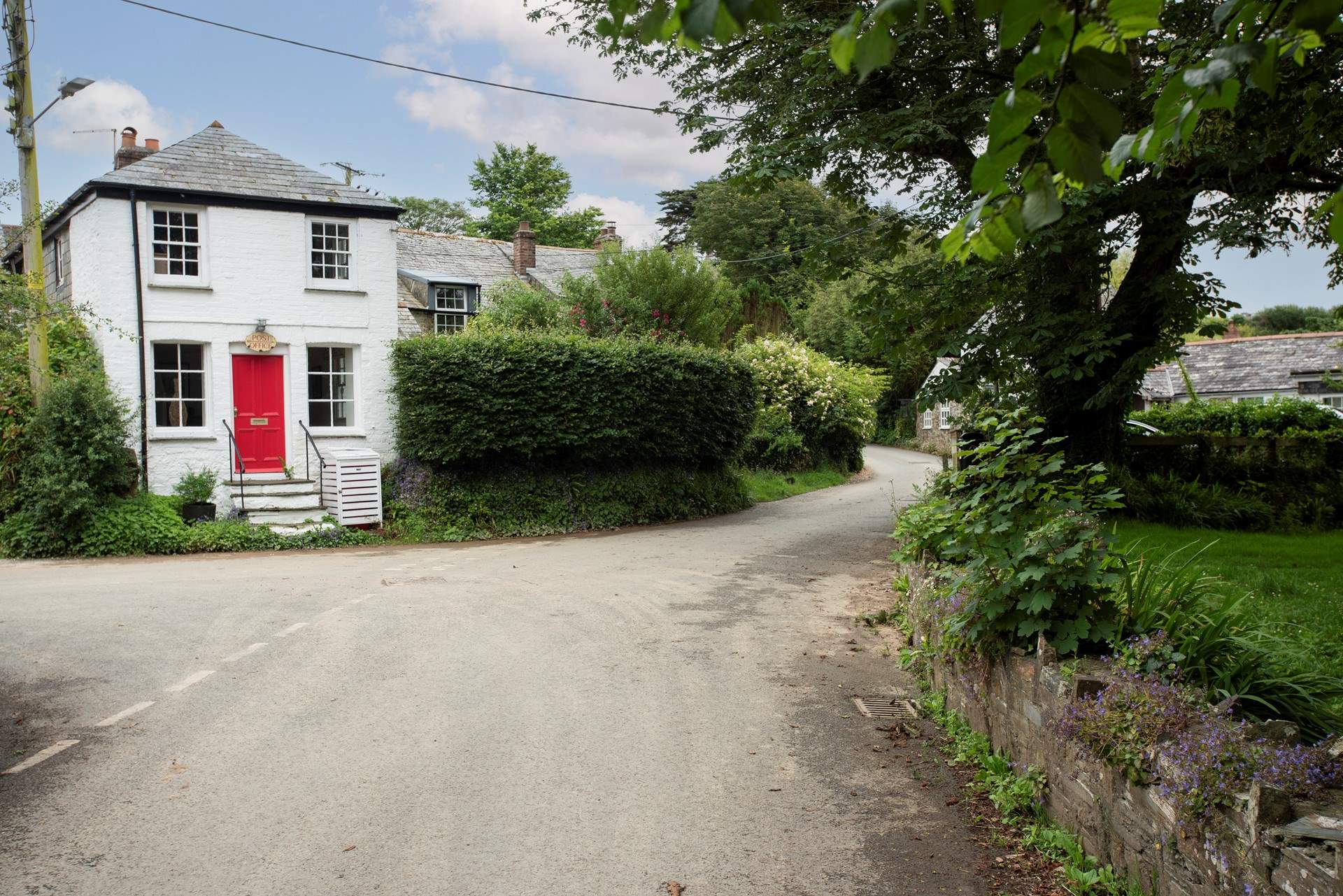 The Old Post Office, sitting pretty on a quiet country lane. 