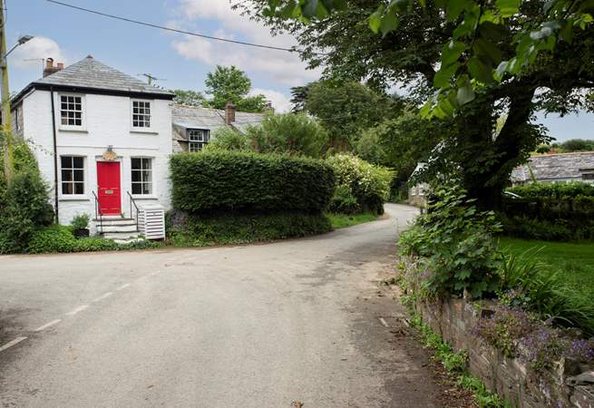 The Old Post Office, sitting pretty on a quiet country lane. 