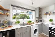 The cottage kitchen.