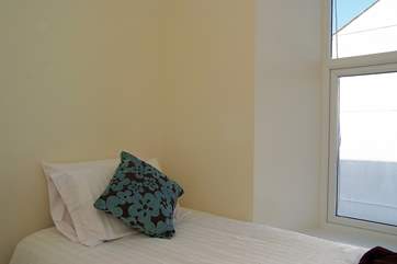 Bedroom 2, the single room.