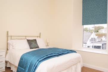 The double bed.