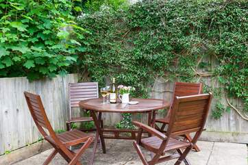 The lovely patio-area.