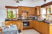 A well-equipped kitchen for brunch, lunch or a cheeky cream tea.