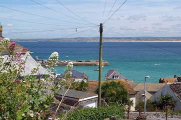 The view from the garden.