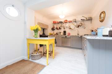 The kitchen.
