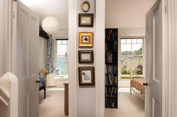 Delightful images adorn the walls.