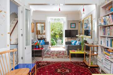 The fabulous living area is cosy and perfect for sociable holidays.