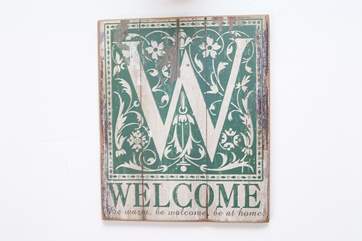 ....and welcome you are.