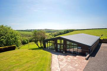 The fabulous shared swimming pool is set away from all the properties, on the final boundary wall.