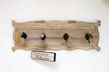 There are charming touches throughout the cottage.