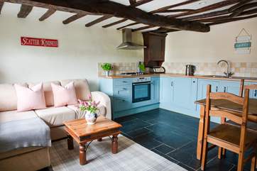 The comfortable interior is most welcoming.