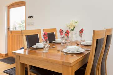 There is plenty of room for four guests here.