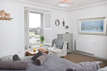 Sea views from the master bedroom (Bedroom 1).